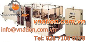 automatic shrink wrapping machine / with heat shrink film / for the food and beverage industry