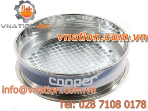 perforated sheet metal sieve / for powders / for pharmaceutical applications