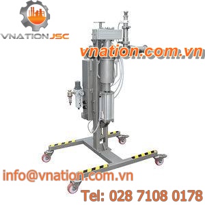 pasty products dispenser / piston / high-precision