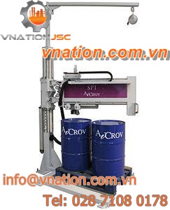 pallet drum filler / drum / semi-automatic / for liquids