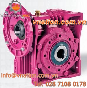 worm gear reducer / perpendicular / IEC B14 / IEC B5
