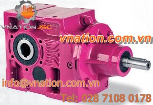 bevel gear reducer / perpendicular / transmission