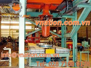 coil strapping machine / wrap-around / automatic