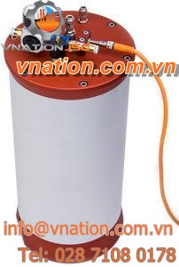 pressure tank / metal / vertical