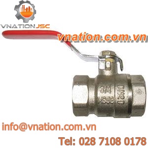 ball valve / lever / with threaded connection
