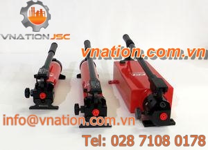 piston hydraulic pump / manual / aluminum / high-pressure