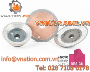 diamond grinding wheel / conical / cup / abrasive