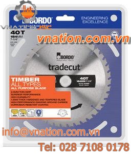 circular saw blade / carbide / TCT / diamond