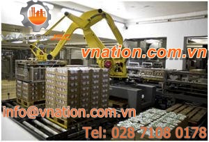 layer palletizer / for boxes / robotic