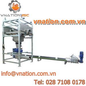 pneumatic conveyor / shaftless screw / bag / high-capacity