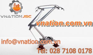 manipulator with suction cup / for railway vehicles / for roof / pantograph