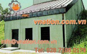 drinking water storage tank / stainless steel / vertical