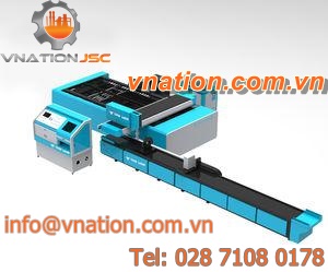 CNC cutting machine / metal / pipe / fiber laser