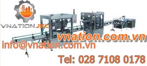 multi-container filling line / automatic / liquid
