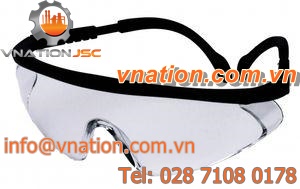 UV safety glasses / with side shields / anti-scratch coating / anti-fog coating