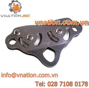 roller lifting pulley / for cables / with blocker