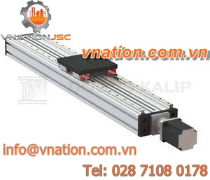 skate wheel linear guide / aluminum / compact