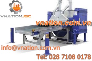 three-shaft shredder / for waste / for cardboard box / for paper