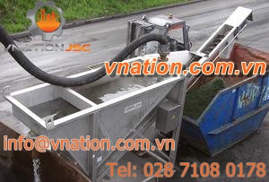 magnetic drum separator / water / for solids / for wastewater treatment