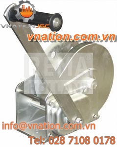 manual winch / hoisting / compact / gear