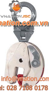 vertical lifting clamp / for stainless steel plates