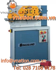 hydraulic punching and shearing machine / manual / plate / universal