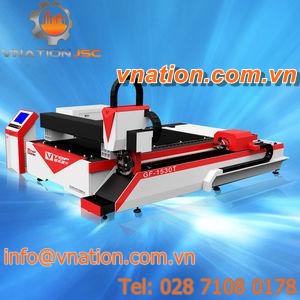 CNC cutting machine / for metal pipes / sheet metal / fiber laser