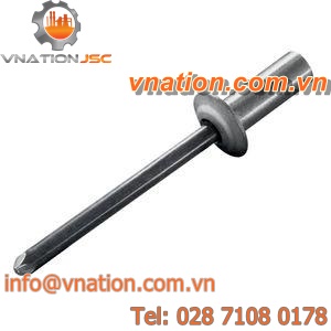 blind rivet / dome head / steel / aluminum