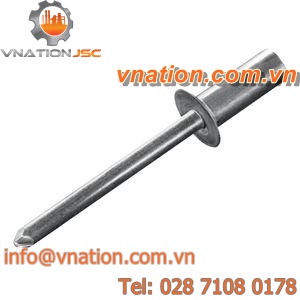 blind rivet / countersunk head / aluminum / sealed