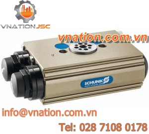 rotary actuator / pneumatic / double-acting / for robots