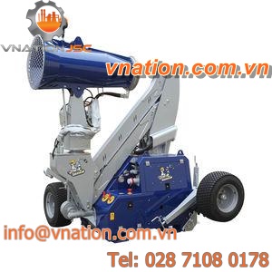 dust control fog cannon / for odor control / mobile / with swingarm