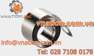 constant-torque spring / strip / spiral / for machinery