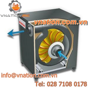 axial fan / extraction / high-pressure / industrial