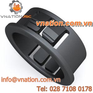 snap-in bushing / polyamide / nylon / for cables