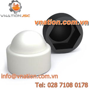 threaded cap / hexagonal / low-density polyethylene / protective