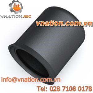 threaded cap / round / low-density polyethylene / protective
