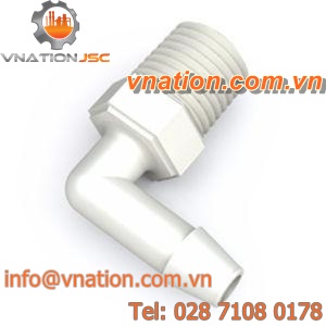 splined fitting / elbow / polycarbonate / polyamide