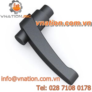 clamping lever with plastic handle / steel / indexing