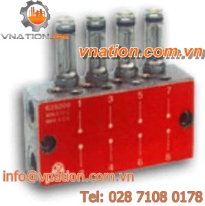 piston valve / for centralized lubrication systems / grease