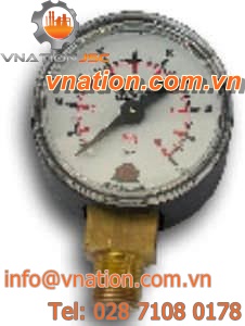 analog pressure gauge / process