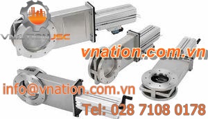 knife gate valve / pneumatic / isolation / stainless steel