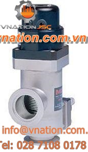 ball valve / servo-driven / pressure-control / two-stage