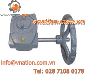 worm gear reducer / for butterfly valves