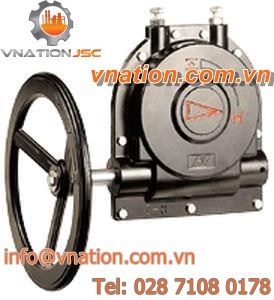 worm gear reducer / orthogonal / for butterfly valves