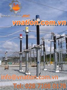 instrument transformer / current / oil-insulated / floor-standing