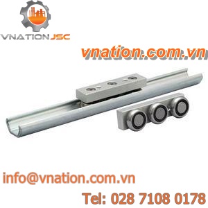precision rail / slide / stainless steel / skate wheel