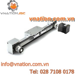 aluminum linear guide / with belt transmission