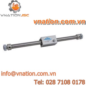 pneumatic cylinder / rodless / piston / double-acting