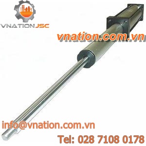 pneumatic cylinder / telescopic / piston / double-acting