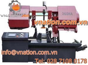 band sawing machine / for tubes / for sheet metal / with cooling system